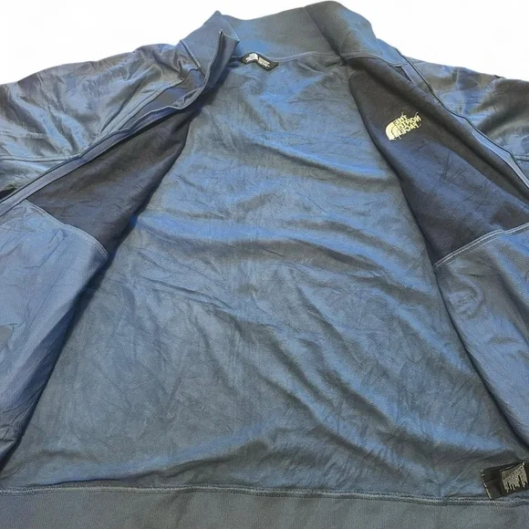 The North Face Men’s Takeback Track Jacket Full-Zip Blue Sweatshirt Size XXL
